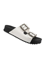 SANDALIA EN MATERIAL LISO