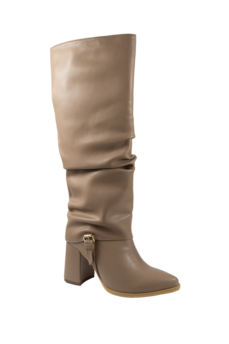 BOTAS CAÑA LARGA TACÓN MEDIANO