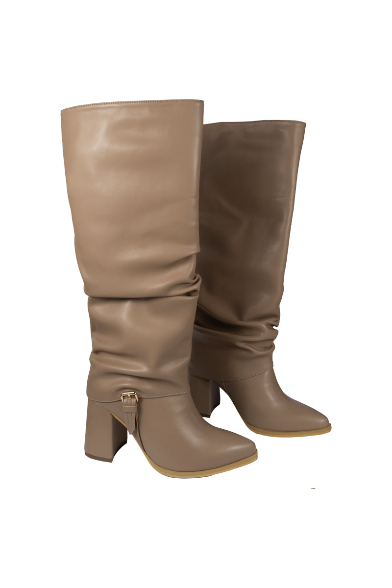 BOTAS CAÑA LARGA TACÓN MEDIANO